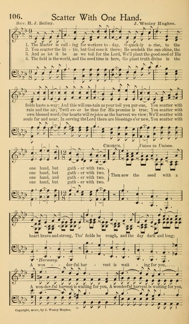 Hymns of the Kingdom: for use in religious meetings page 106