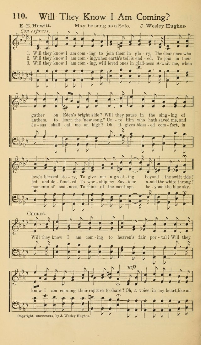 Hymns of the Kingdom: for use in religious meetings page 110