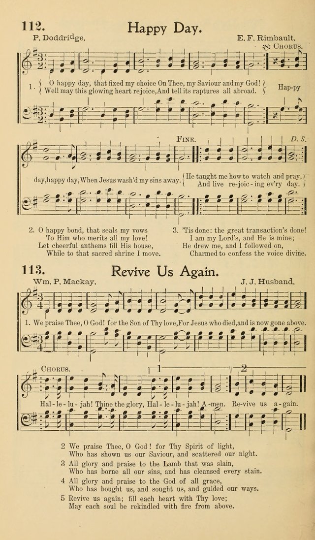 Hymns of the Kingdom: for use in religious meetings page 112