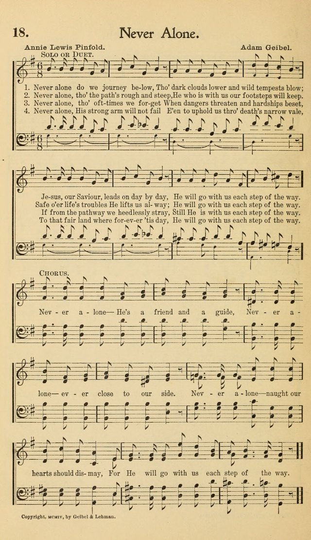 Hymns of the Kingdom: for use in religious meetings page 18