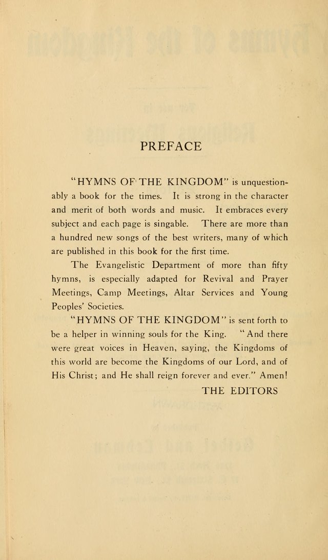 Hymns of the Kingdom: for use in religious meetings page 2