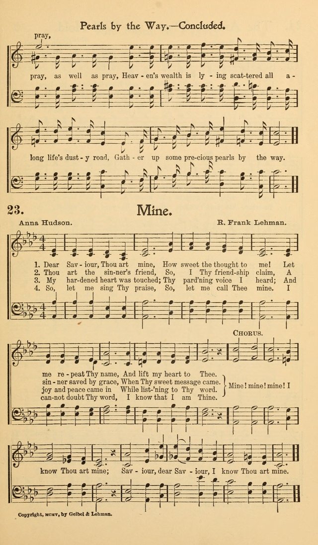 Hymns of the Kingdom: for use in religious meetings page 23