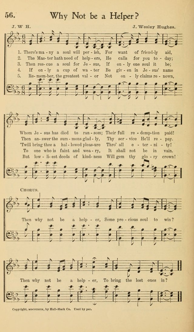 Hymns of the Kingdom: for use in religious meetings page 56