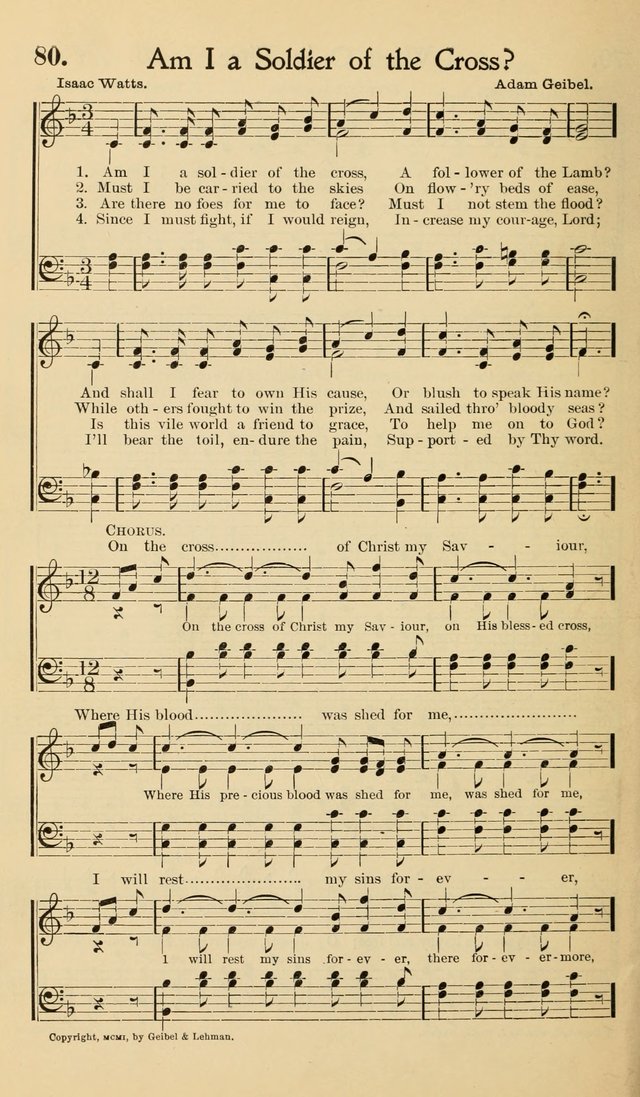 Hymns of the Kingdom: for use in religious meetings page 80