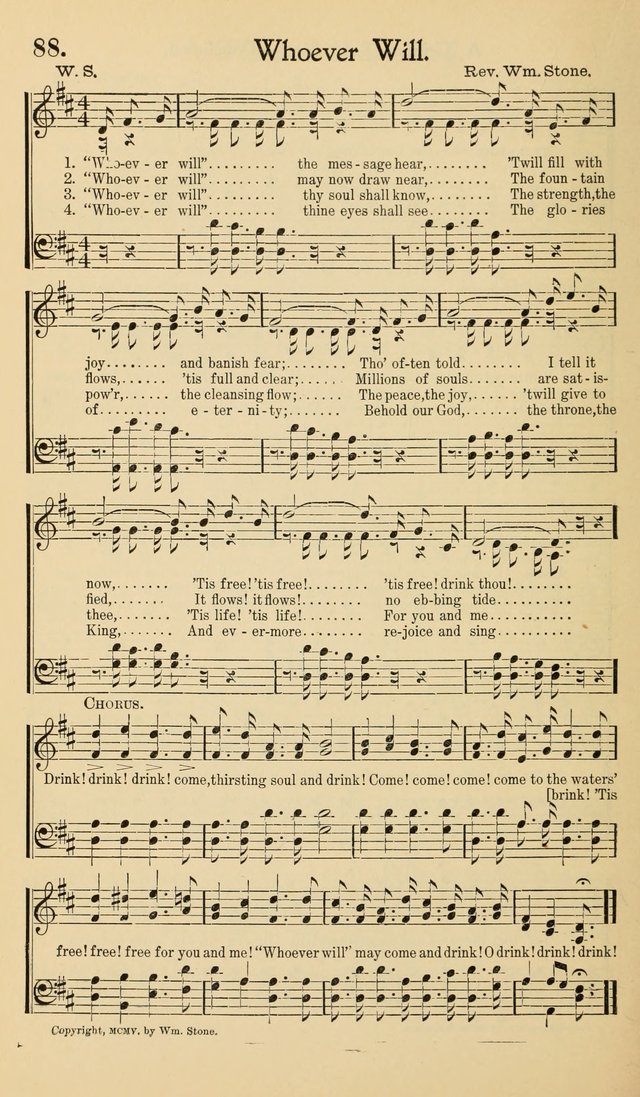 Hymns of the Kingdom: for use in religious meetings page 88