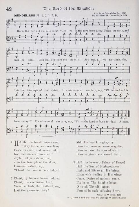 Hymns of the Kingdom of God page 42