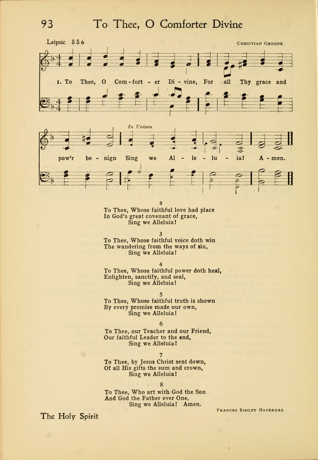 Hymns of the Living Church page 107