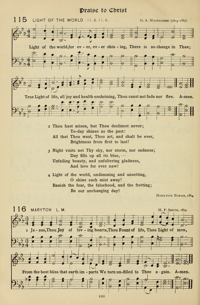 The Hymnal of Praise page 101