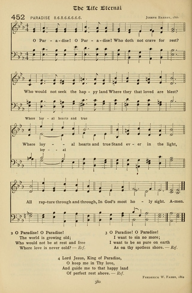 The Hymnal of Praise page 381