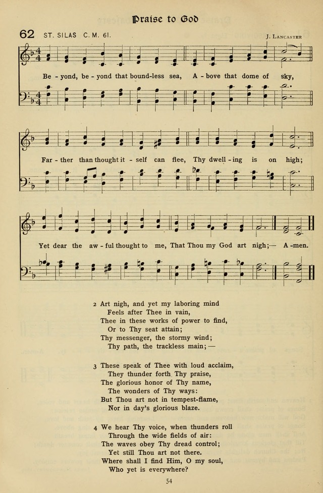 The Hymnal of Praise page 55