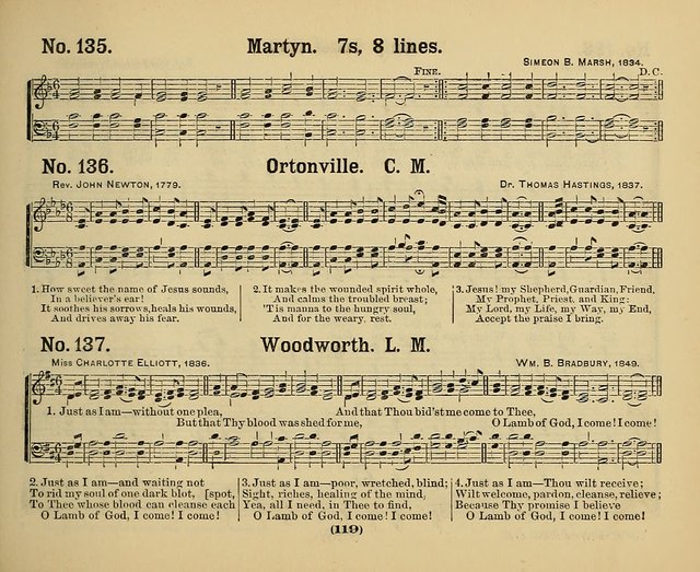 Hymns of Praise with Tunes: selected for use in Sunday school, prayer meeting, and home circle page 119