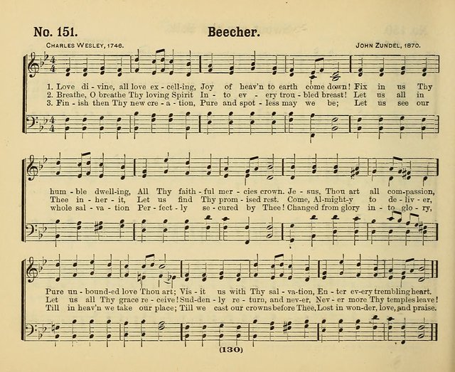 Hymns of Praise with Tunes: selected for use in Sunday school, prayer meeting, and home circle page 130