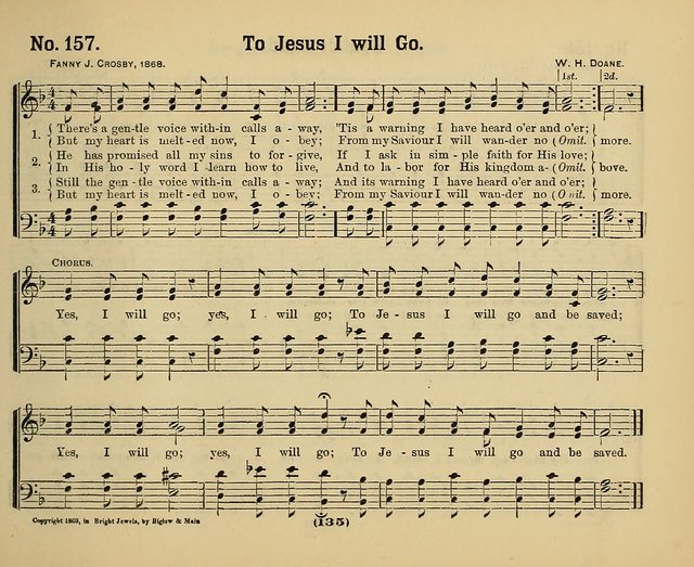 Hymns of Praise with Tunes: selected for use in Sunday school, prayer meeting, and home circle page 135