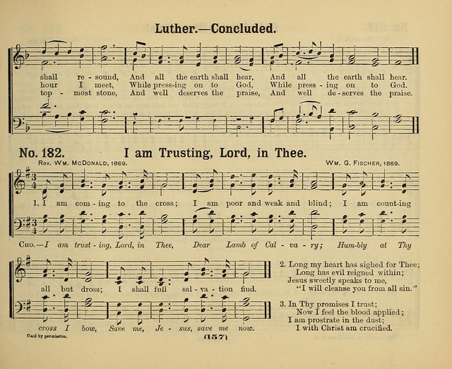 Hymns of Praise with Tunes: selected for use in Sunday school, prayer meeting, and home circle page 157