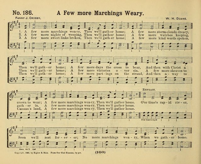 Hymns of Praise with Tunes: selected for use in Sunday school, prayer meeting, and home circle page 160