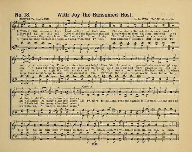 Hymns of Praise with Tunes: selected for use in Sunday school, prayer meeting, and home circle page 19