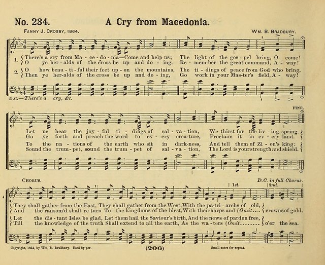 Hymns of Praise with Tunes: selected for use in Sunday school, prayer meeting, and home circle page 206