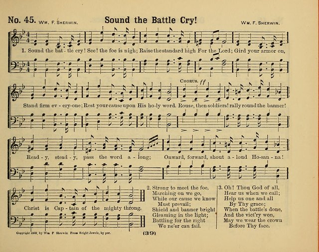 Hymns of Praise with Tunes: selected for use in Sunday school, prayer meeting, and home circle page 39