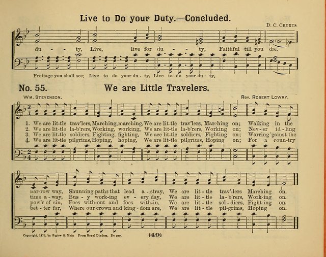 Hymns of Praise with Tunes: selected for use in Sunday school, prayer meeting, and home circle page 49