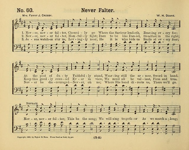 Hymns of Praise with Tunes: selected for use in Sunday school, prayer meeting, and home circle page 54