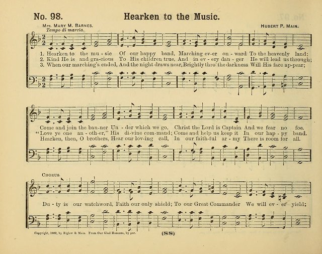 Hymns of Praise with Tunes: selected for use in Sunday school, prayer meeting, and home circle page 88