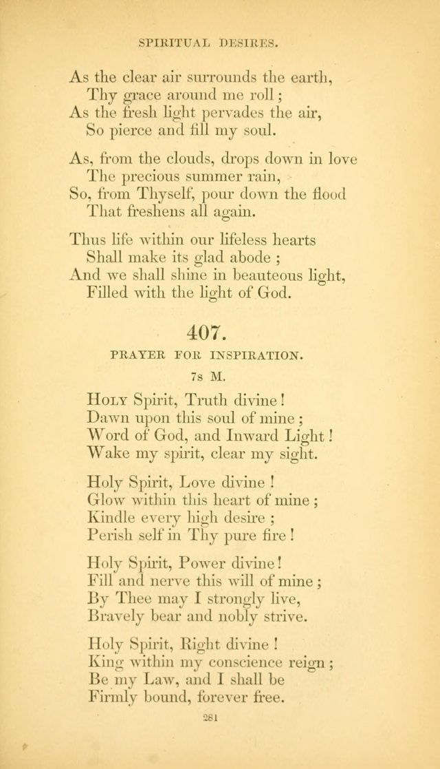 Hymns of the Spirit page 289