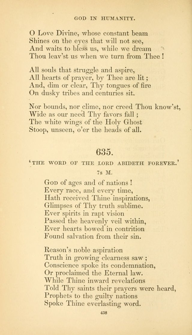 Hymns of the Spirit page 446