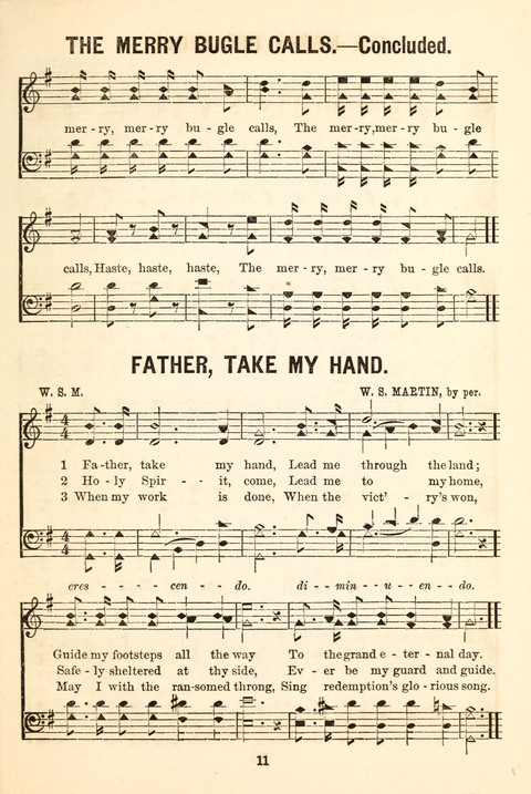 Hours of Singing: a collection of new music for juvenile classes, public schools, seminaries and the home circle page 11