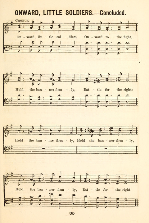 Hours of Singing: a collection of new music for juvenile classes, public schools, seminaries and the home circle page 35