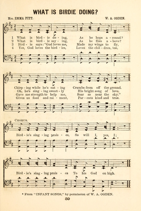 Hours of Singing: a collection of new music for juvenile classes, public schools, seminaries and the home circle page 59