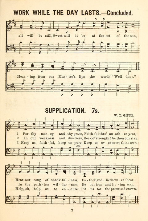 Hours of Singing: a collection of new music for juvenile classes, public schools, seminaries and the home circle page 7