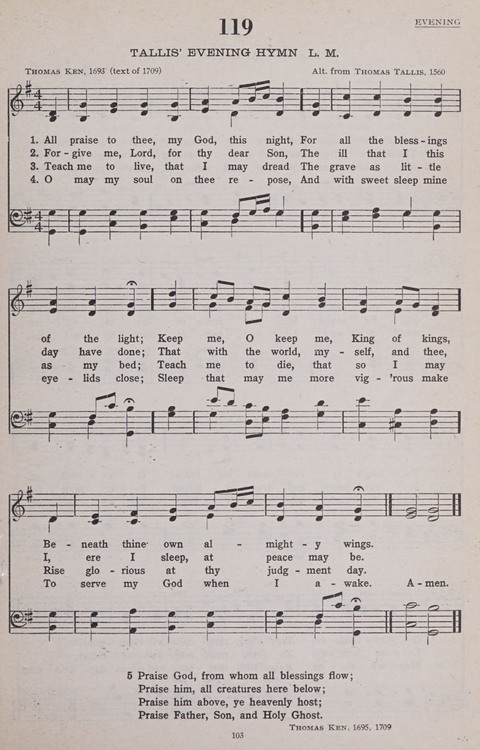 Hymns of the United Church page 103