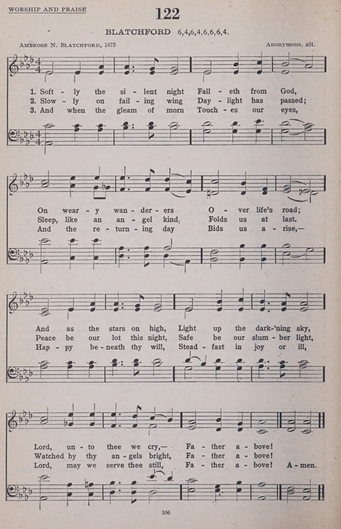 Hymns of the United Church page 106