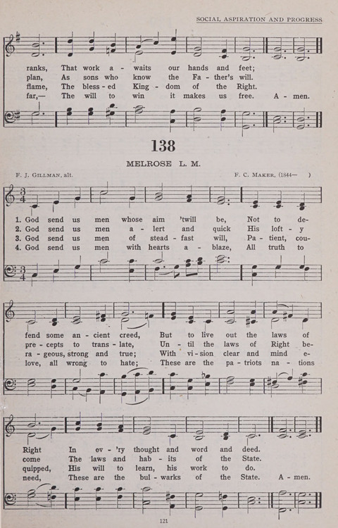 Hymns of the United Church page 121