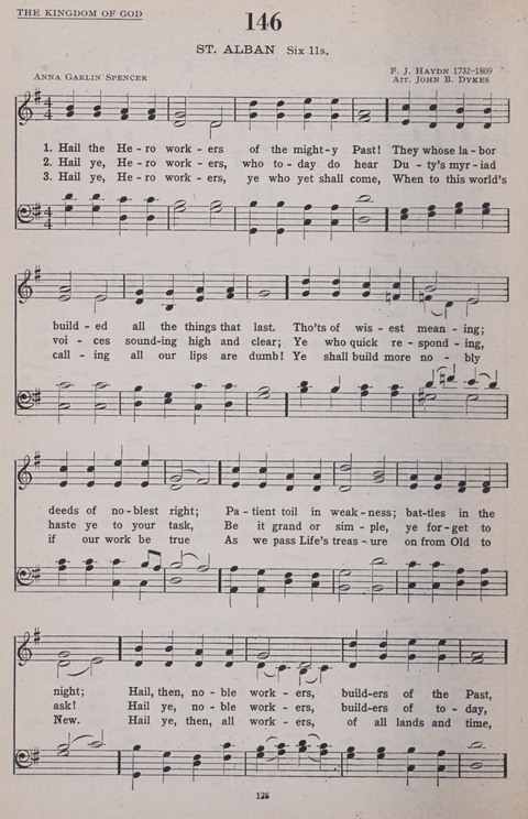 Hymns of the United Church page 128