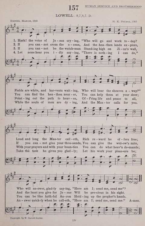 Hymns of the United Church page 139