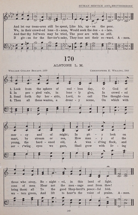 Hymns of the United Church page 149