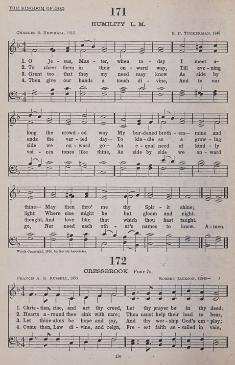 Hymns of the United Church page 150