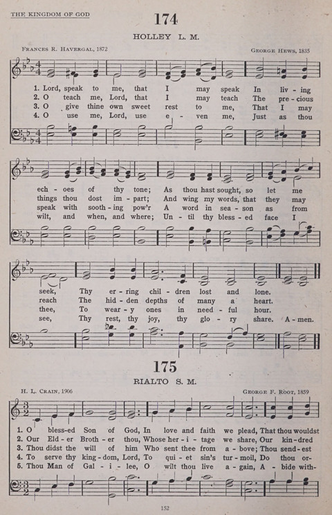 Hymns of the United Church page 152