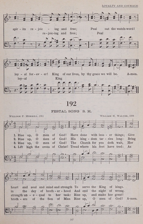 Hymns of the United Church page 167