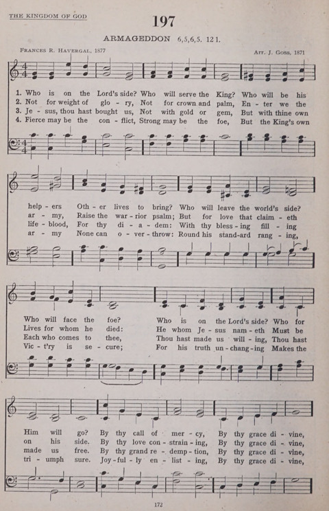 Hymns of the United Church page 172