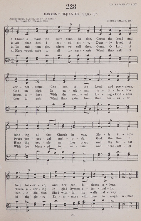 Hymns of the United Church page 201