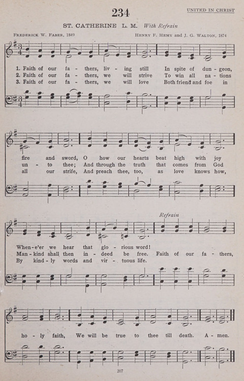 Hymns of the United Church page 207