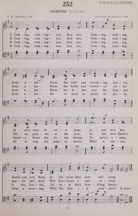 Hymns of the United Church page 223