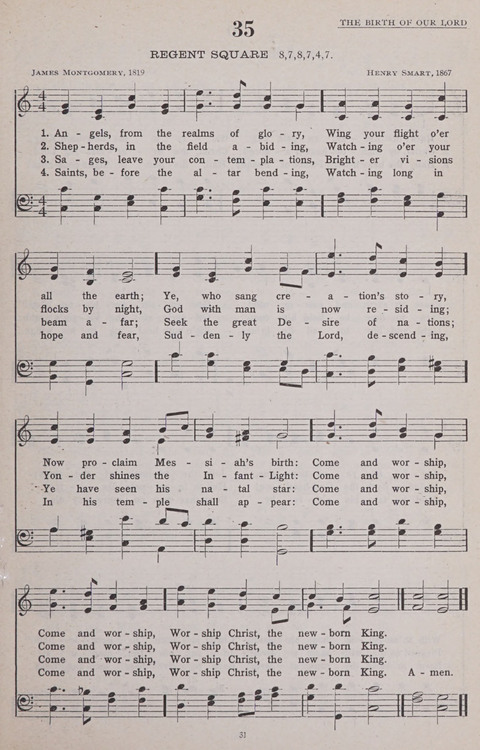 Hymns of the United Church page 31