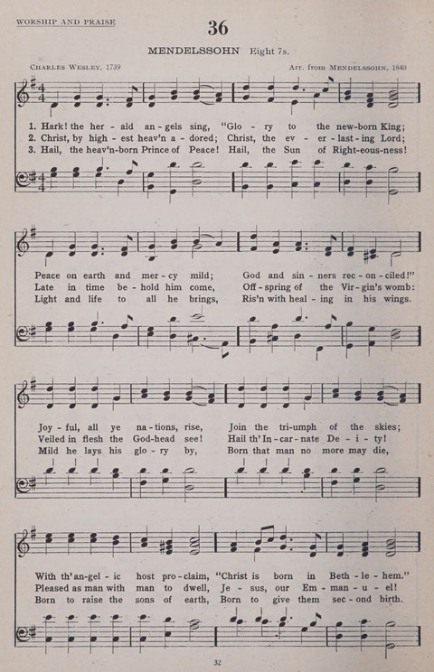 Hymns of the United Church page 32