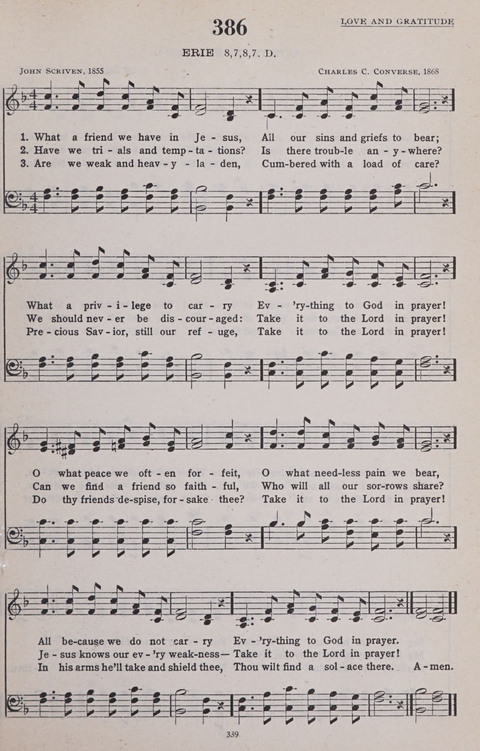 Hymns of the United Church page 339