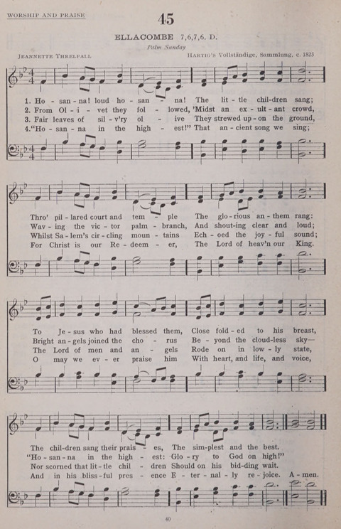 Hymns of the United Church page 40