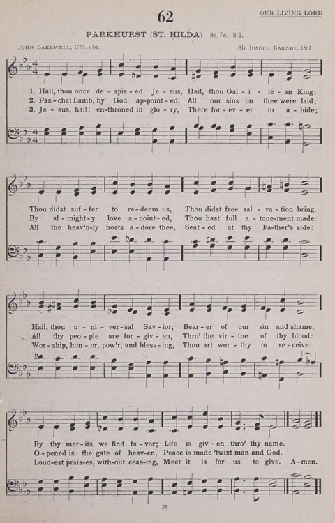 Hymns of the United Church page 55