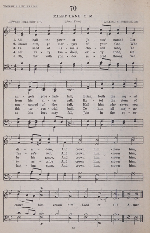 Hymns of the United Church page 62